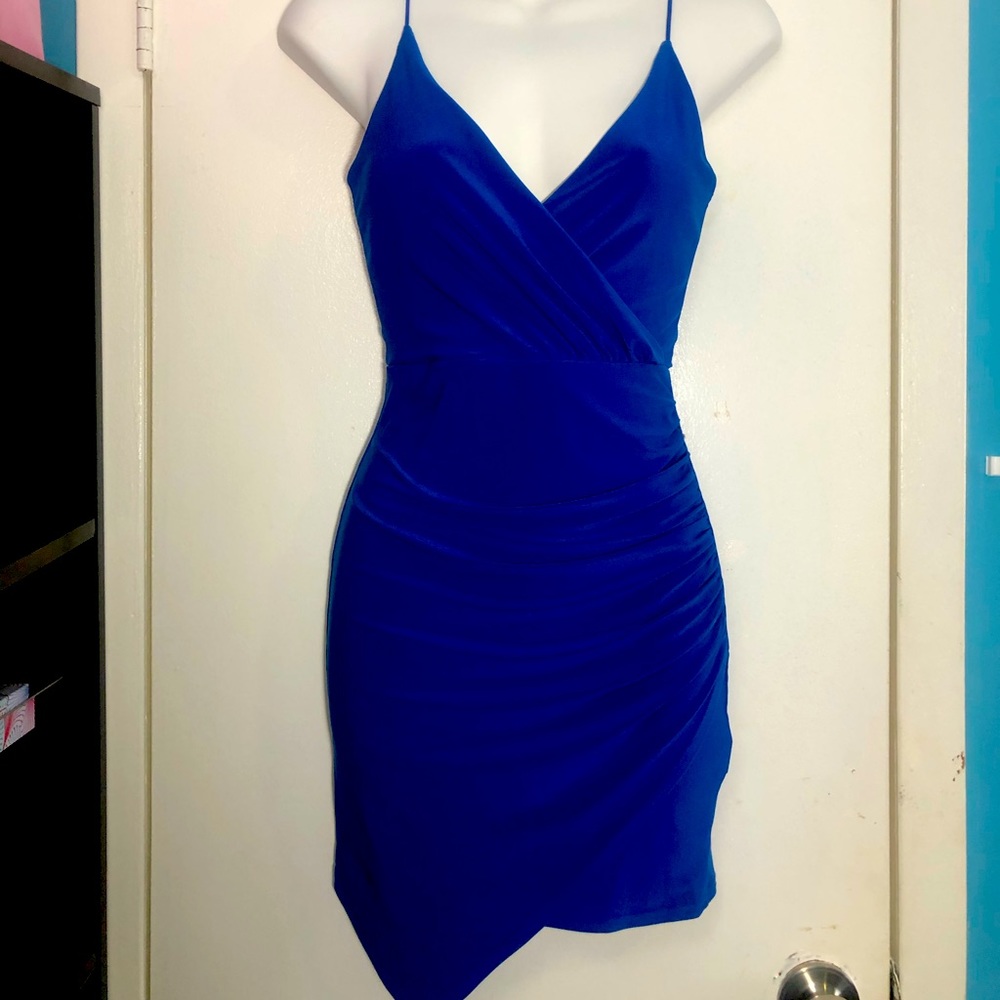Blue body on dress size small